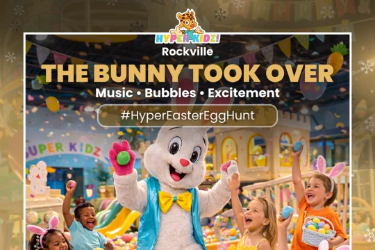 Looking for the Best Easter Events in Rockville? Don’t Miss Hyper Kidz’ Indoor Egg Hunt